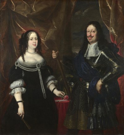 Toskana Büyük Dükü II. Ferdinand ve Karısı Vittoria della Rovere