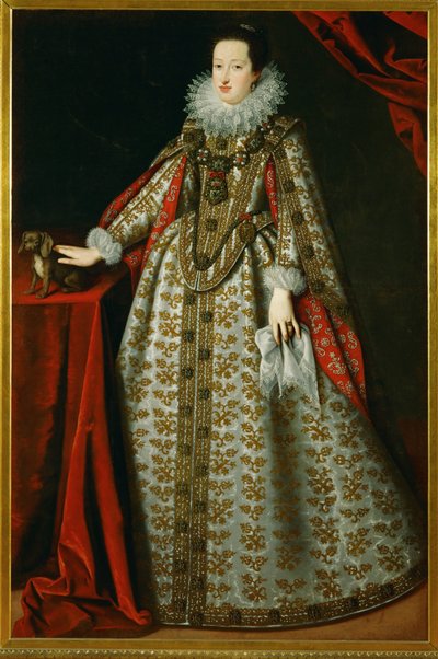 Eleonora Gonzaga (tuval üzerine yağlıboya) by Justus Sustermans