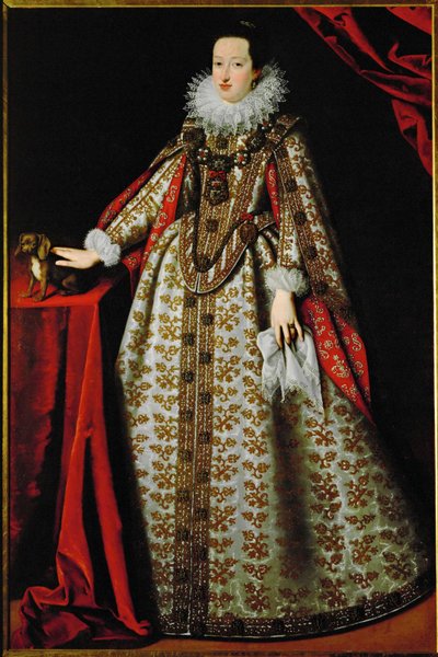 Eleonora Gonzaga, c.1621 (tuval üzerine yağlıboya) by Justus Sustermans