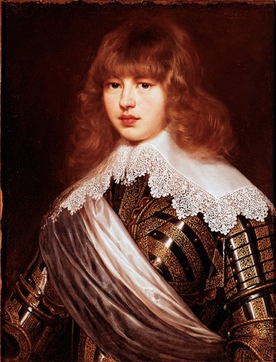 Danimarka Prensi Valdemar Christian'ın Portresi, Justus Sustermans'ın (1597-1681) tablosu, 17. yüzyıl Palazzo Pitti, Floransa by Justus Sustermans
