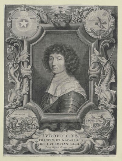 Fransa Kralı Louis XIV by Justus van Egmont