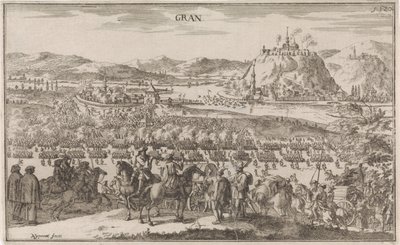 1683 yılında cüruf bij Párkány Gran (nesne üzerindeki başlık) by Justus van den Nijpoort