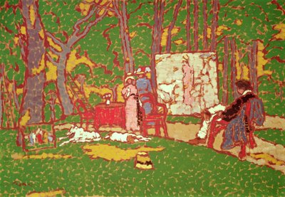 Parkta Lazarine ve Anella