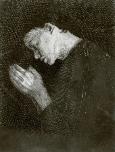 dua eden kız by Käthe Kollwitz