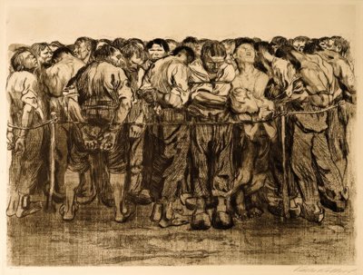 Mahkumlar by Käthe Kollwitz