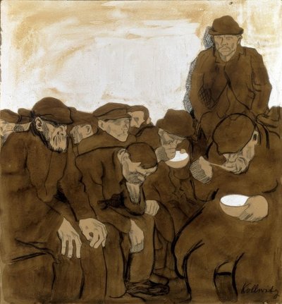 Isınma salonlarında by Käthe Kollwitz