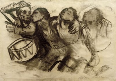 K. Kollwitz, Gönüllüler by Käthe Kollwitz