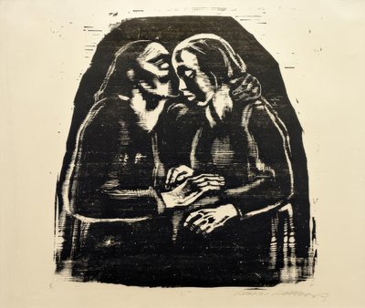 K. Kollwitz, Maria ve Elisabeth III by Käthe Kollwitz