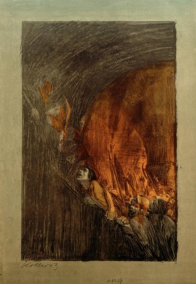 Käthe Kollwitz, silah kasası by Käthe Kollwitz