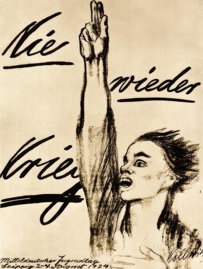 bir daha asla savaş by Käthe Kollwitz