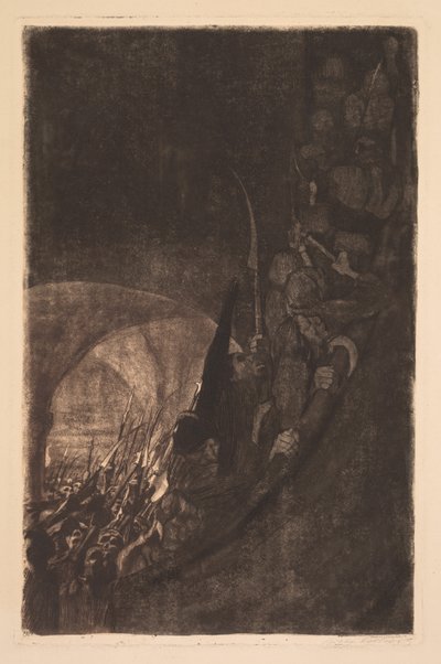 Köylü Savaşı: Kasada Silahlanma by Käthe Kollwitz