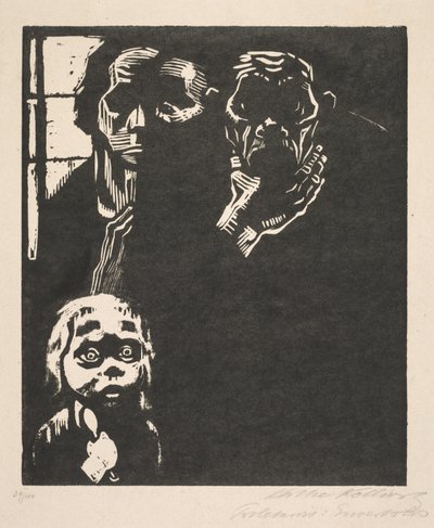 Proletarya: 1 Numara İşsiz by Käthe Kollwitz