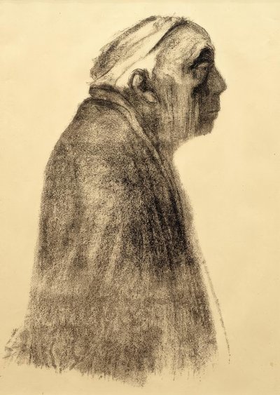 Sağdaki profilde kendi portreniz by Käthe Kollwitz