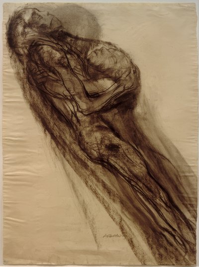 Ölüm ve kadın, yükselen by Käthe Kollwitz