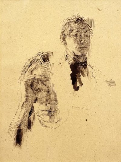 İki otoportre by Käthe Kollwitz