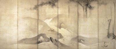 Ay Işığında Çam ve Erik by Kaiho Yusho