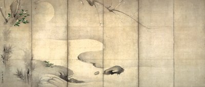 Ay Işığında Çam ve Erik by Kaiho Yusho