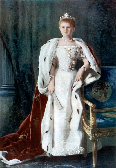 Hollanda Kraliçesi Wilhelmina, 20. yüzyılın başlarında. by Kaineke