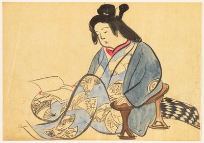 Yüz Dünyanın Çiçekleri (Momoyogusa): Tembellik (Tsurezure) by Kamisaka Sekka