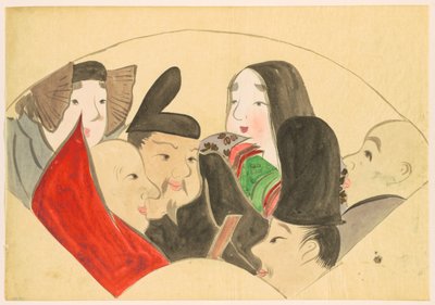 Yüz Dünyanın Çiçekleri (Momoyogusa): Altı Şiirsel Ölümsüz (Rokkasen) by Kamisaka Sekka