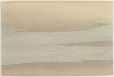 Yüz Dünyanın Çiçekleri (Momoyogusa): Küçük Dalgalar (Komani) by Kamisaka Sekka
