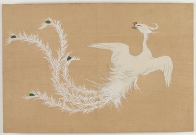 Yüz Dünyanın Çiçekleri (Momoyogusa): Beyaz Anka (Hakuho) by Kamisaka Sekka