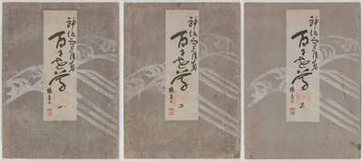 Yüz Dünyanın Çiçekleri (Momoyogusa), cilt. 1-3 by Kamisaka Sekka