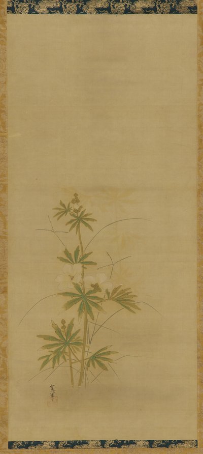 Aibika bir setin parçası, Edo dönemi, 17. yüzyılın ortaları ile 18. yüzyılın başları. by Kanô Yôboku Tsunenobu