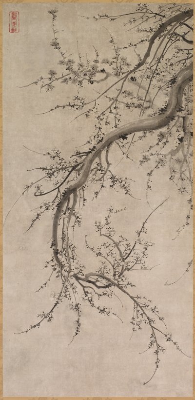 Prunus, 17. yüzyıl. by Kano Ein