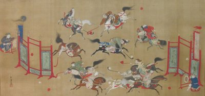 Polo Oynayan Tatarlar, 18. Yüzyılın Başları. by Kano Eisen