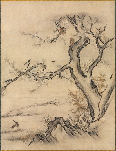 Bahar Manzarasında Çiçekler ve Kuşlar, 1500