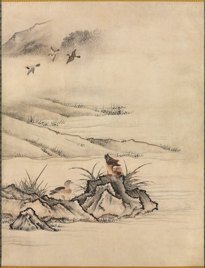 Bahar Manzarasında Çiçekler ve Kuşlar, 1500