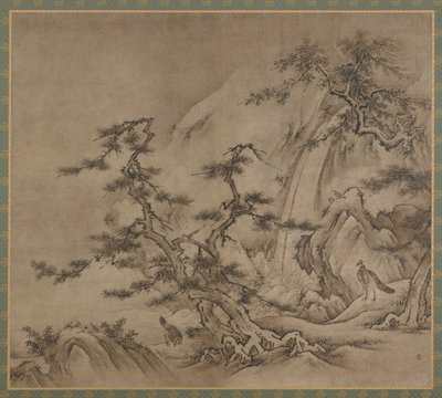 Manzara, Muromachi dönemi, 1519-1592. by Kano Shoei