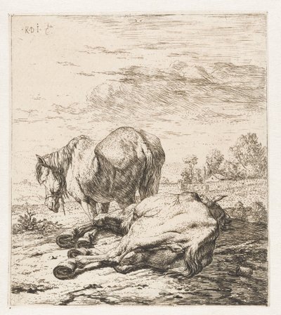 İki at Hayvanlar (dizi adı) by Karel Du Jardin