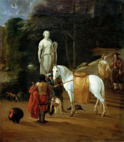 Sarayın önünde veda by Karel Dujardin