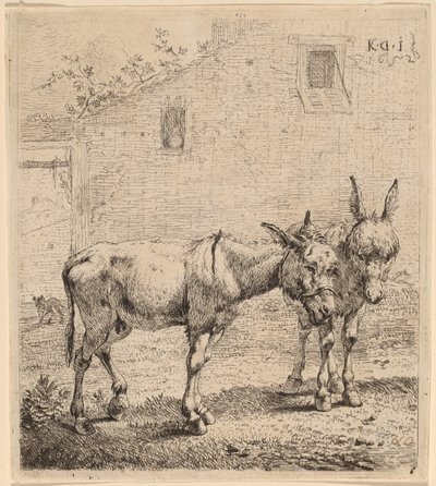 iki eşek by Karel Dujardin