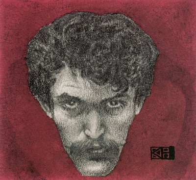 Kırmızı Otoportre, 1897 by Karel Hlavácek