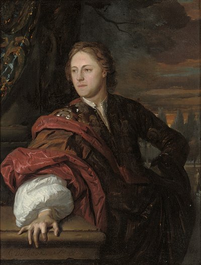 bir adamın portresi by Karel de Moor