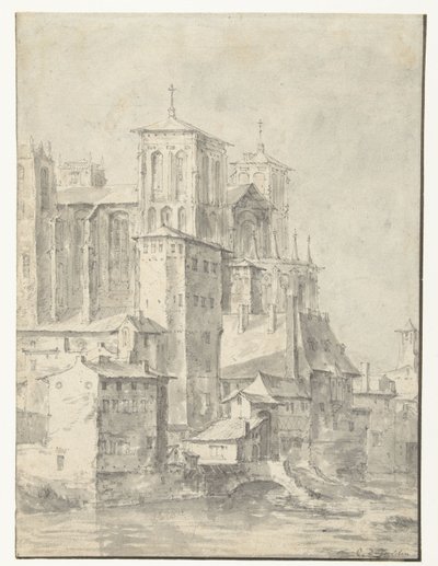 Lyon Katedrali by Karel du Jardin (possibly)