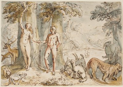 İnsanın düşüşü by Karel van Mander I