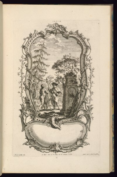 Büyük ve Küçük Bölmeli Kartuş Tasarımı by Karl Albert von Lespilliez