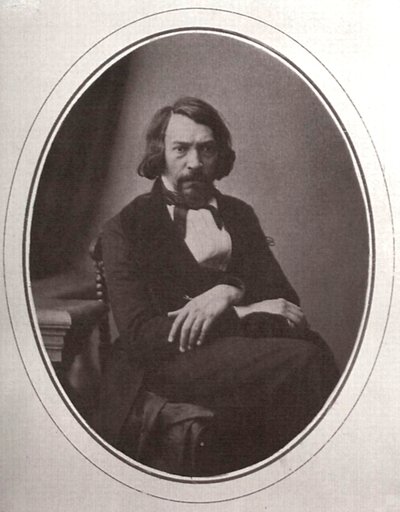 Alexei Stepanovich Khomyakov, Rus dini şairi, c1858 by Karl August Bergner