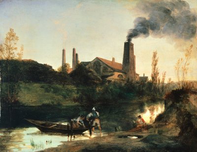 Eberswald değirmeni, 1830 dolaylarında, Karl Blechen (1798-1840), yağ, 25x33 cm by Carl Blechen