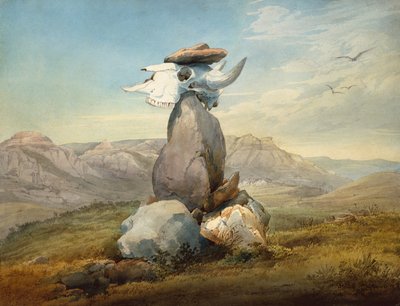 Assinboin Tıp İşareti by Karl Bodmer