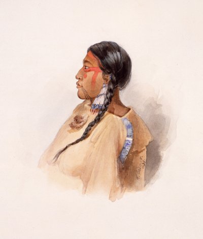 Cree Kadın by Karl Bodmer