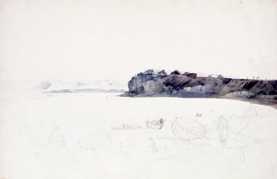 Mih-Tutta-Hang-kush, Mandan Köyü by Karl Bodmer