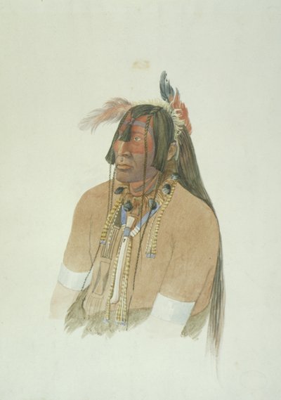 kimliği belirsiz adam by Karl Bodmer