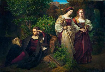 Torquato Tasso ve İki Leonores by Karl Ferdinand Sohn