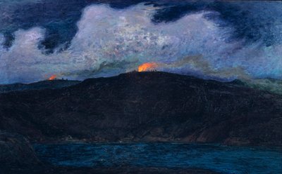 Fırtınalı Havada Yaz Ortası Şenlikleri by Karl Fredrick Nordstrom