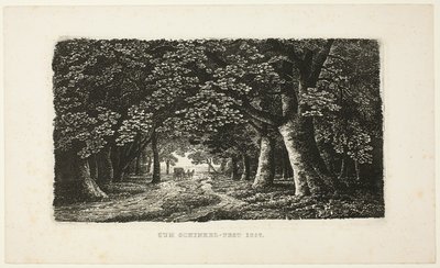 Koçlu Orman Yolu by Karl Friedrich Schinkel